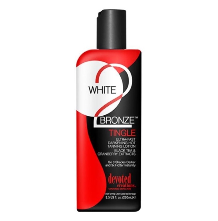 White 2 Bronze Tingle - Devoted Creations Tanning Lotion - Bottle