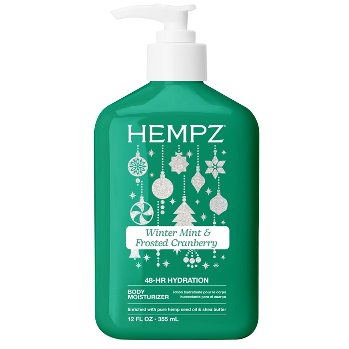 Wintermint Frosted Cranberry Moisturizer - Hempz Skin Care - Bottle 12oz