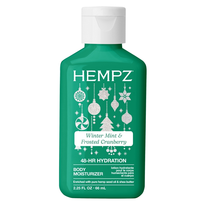 Wintermint Frosted Cranberry Moisturizer - Hempz Skin Care - Mini 2.25oz