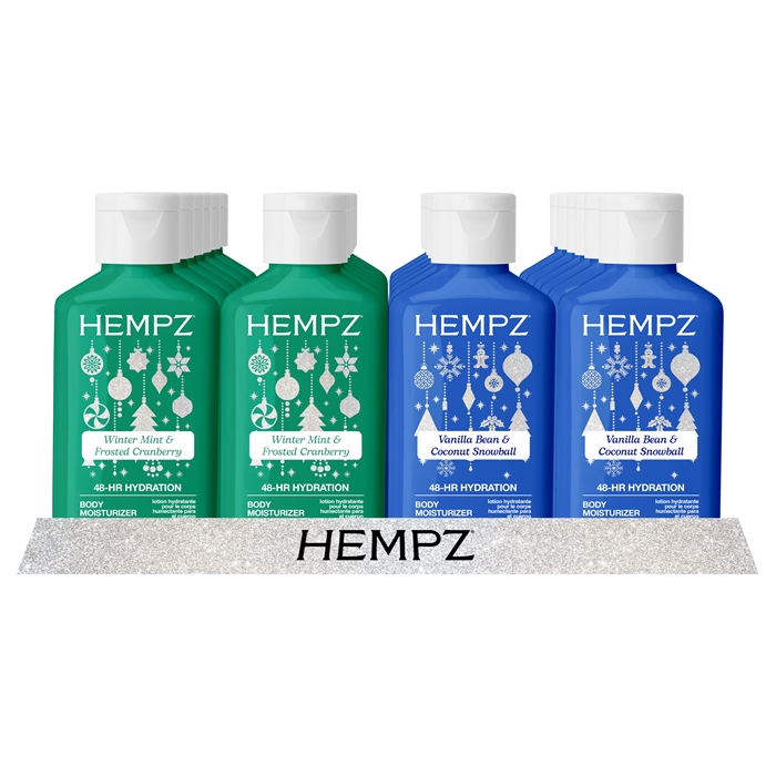 Sweet Wonderland Minis Display - Hempz Skin Care - PrePack