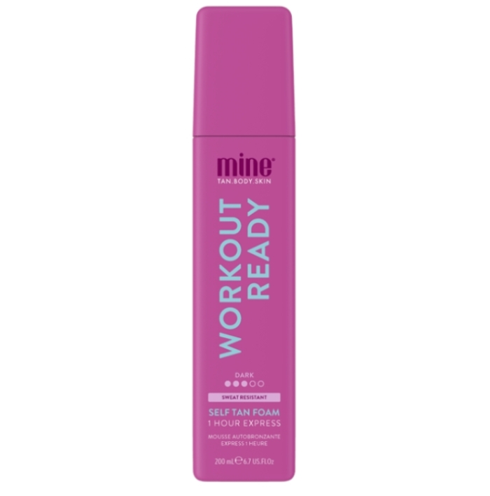 Workout Ready Self Tan Foam By Minetan - Bottle