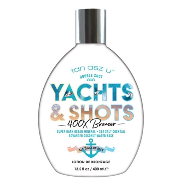 Double Shot Yachts & Shots Bronzer - Tan Inc Tanning Lotion - Btl 13.5oz