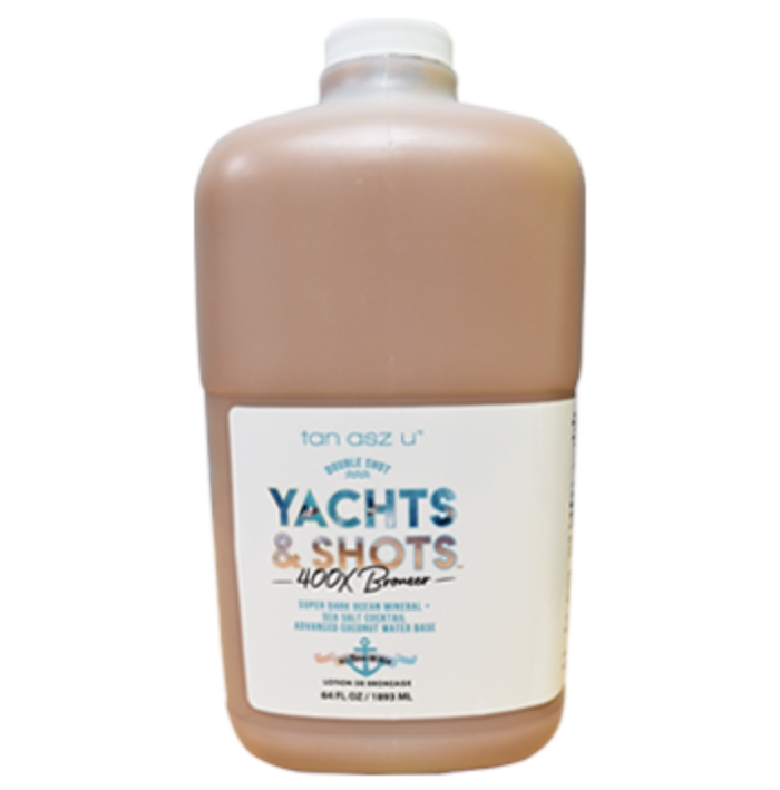 Yachts & Shots - Tan Inc Tanning Lotion - 64 oz PrePack Yachts & Shots - Tan Inc Tanning Lotion - 64 oz PrePack
